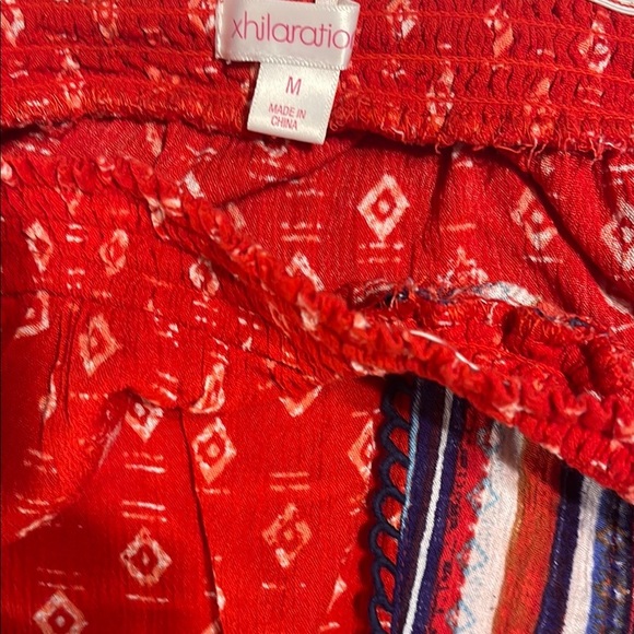 Red Bohemian Short Sleeve shorts - Picture 7 of 8
